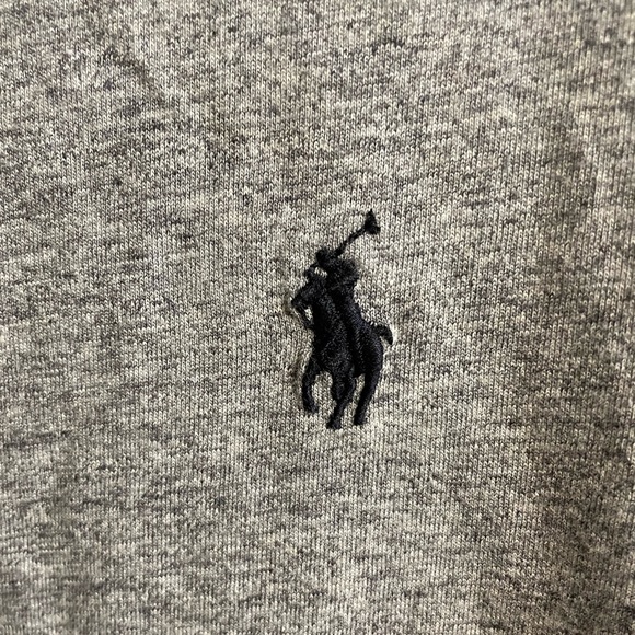 Polo by Ralph Lauren - long sleeve v-neck t-shirt - small navy blue horse symbol - Picture 3 of 4